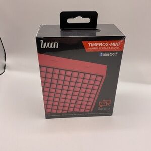 Divoom Timbox-Mini Blue Tooth w/Pixel Chat Desktop Companion Speaker Alarm Lamp